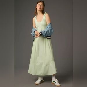 NWT Daily Practice by Anthropologie Back Detail Maxi Dress size LP